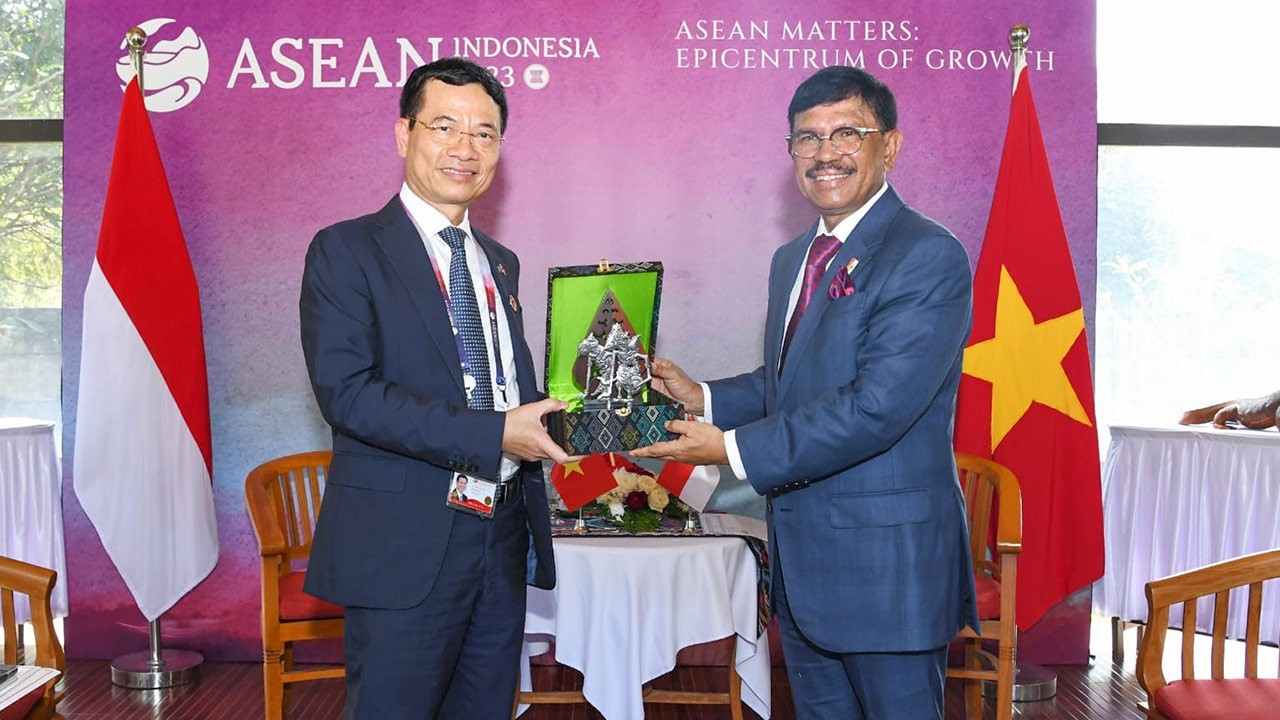 ASEAN 42: Việt Nam-Indonesia tăng cường hợp tác về thông tin và truyền thông