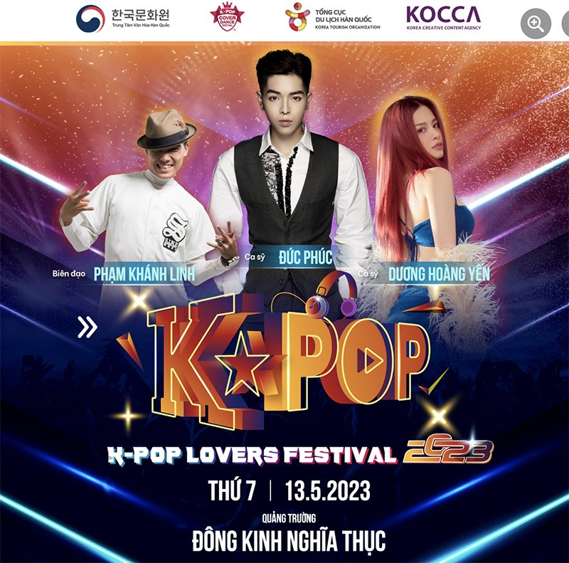 Chương trình đặc sắc K-POP Lovers Festival 2023 sắp diễn ra tại Hà Nội