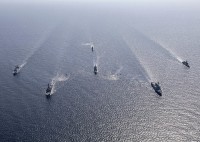Mỹ-Hàn Quốc điều chiến hạm đến biển Hoàng Hải tập trận chung