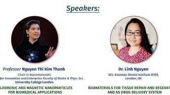 Hai nhà khoa học Việt tại Anh chia sẻ về vật liệu nano ứng dụng trong Y-Sinh học