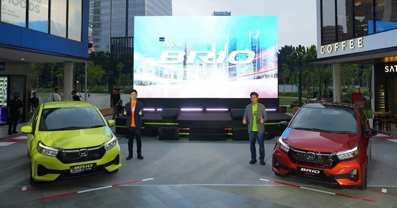 Cận cảnh Honda Brio 2023 ra mắt tại Đông Nam Á