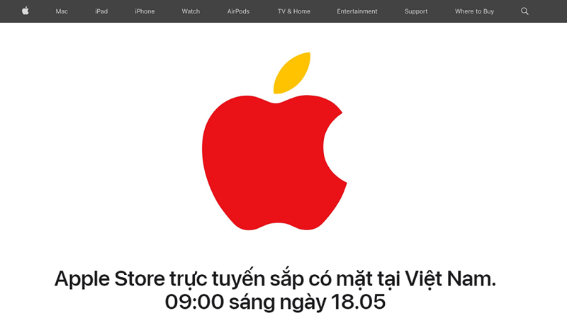 Apple Store trực tuyến sắp ra mắt tại Việt Nam