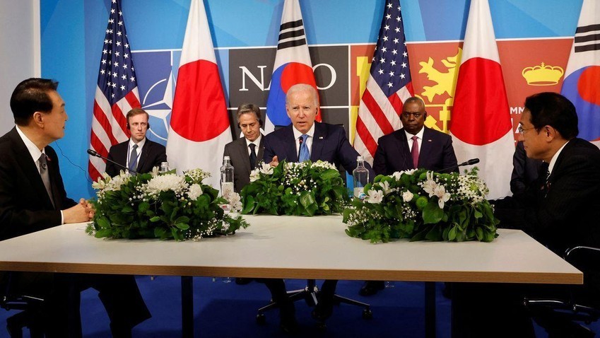 Mỹ-Nhật-Hàn sẽ họp bên lề Hội nghị G7, bàn điều gì về Triều Tiên?