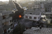 Israel nã pháo vào vị trí của Hamas ở dải Gaza