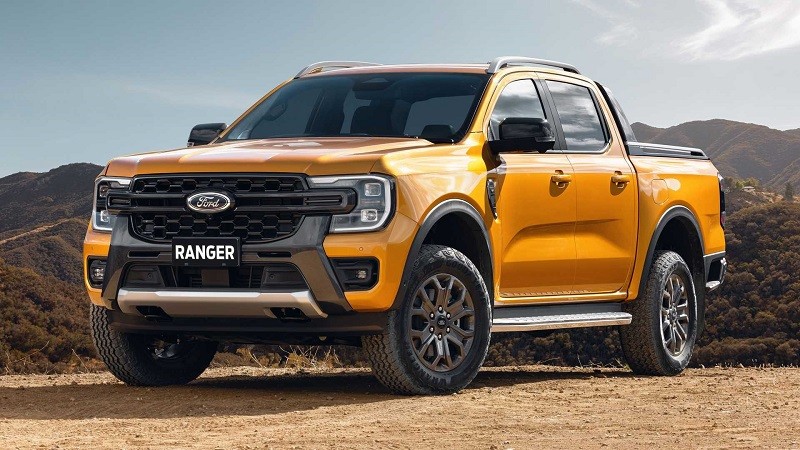 Ford Ranger đứng đầu doanh số bán tải được bán ra trong tháng 4/2023