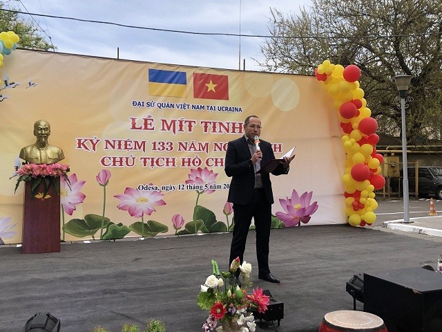 Cộng đồng người Việt tại Odessa, Ukraine tưởng nhớ Chủ tịch Hồ Chí Minh