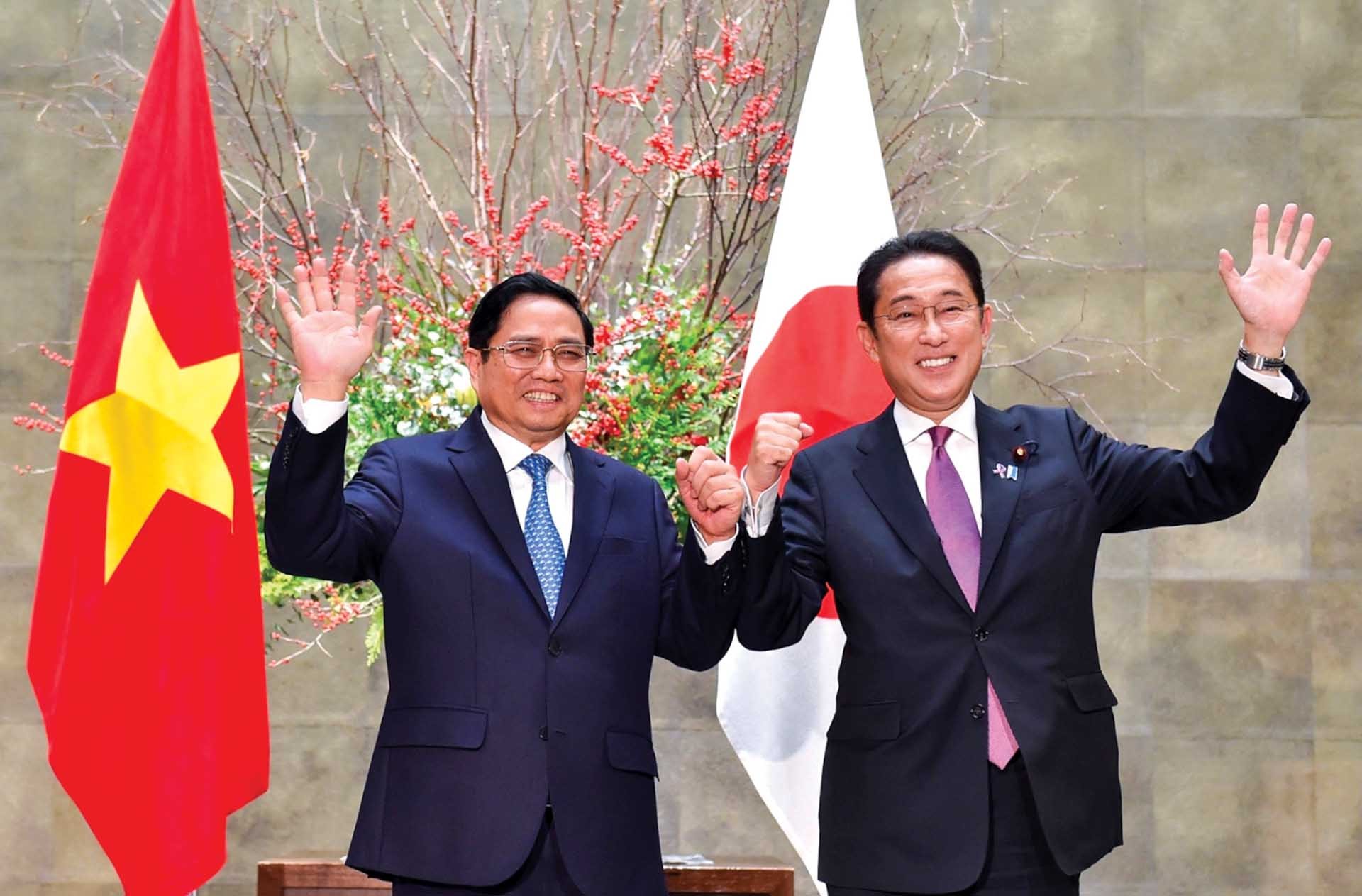Thủ tướng Chính phủ Phạm Minh Chính và Thủ tướng Nhật Bản Kishida Fumio tại thủ đô Tokyo, ngày 24/11/2021. Thủ tướng Chính phủ Phạm Minh Chính và Thủ tướng Nhật Bản Kishida Fumio tại thủ đô Tokyo, ngày 24/11/2021.