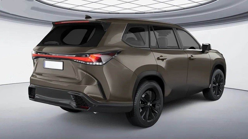 Thiết kế phần đuôi xe Lexus GX