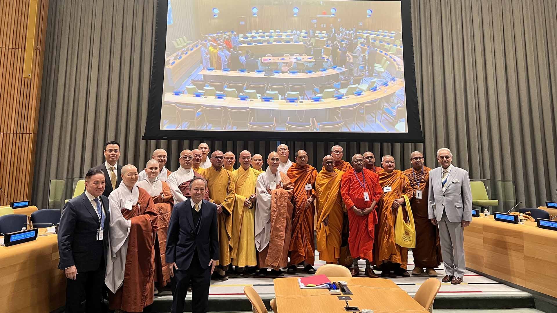 Các đại biểu tại Lễ kỷ niệm Ngày quốc tế Phật đản 2023. 