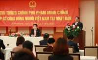 Thủ tướng Phạm Minh Chính gặp cộng đồng người Việt Nam tại Nhật Bản