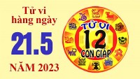 Tử vi hôm nay 21/5, tử vi 12 con giáp ngày 21/5/2023: Tuổi Tý tiền bạc lợi nhuận cao