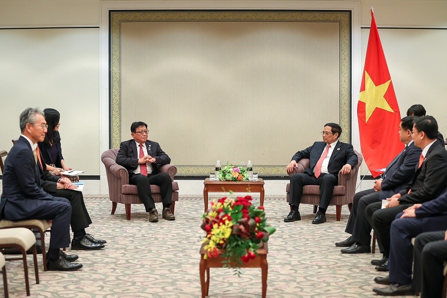 Thủ tướng Phạm Minh Chính tiếp Tổng Giám đốc Tập đoàn Sojitz (Nhật Bản)