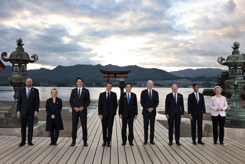 (05.19) Thượng đỉnh G7 đã chính thức khai mạc ngày 19/5 tại Hiroshima, Nhật Bản. (Nguồn: Ủy ban châu Âu)