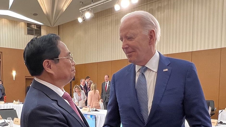 Thủ tướng Phạm Minh Chính gặp Tổng thống Hoa Kỳ Joe Biden