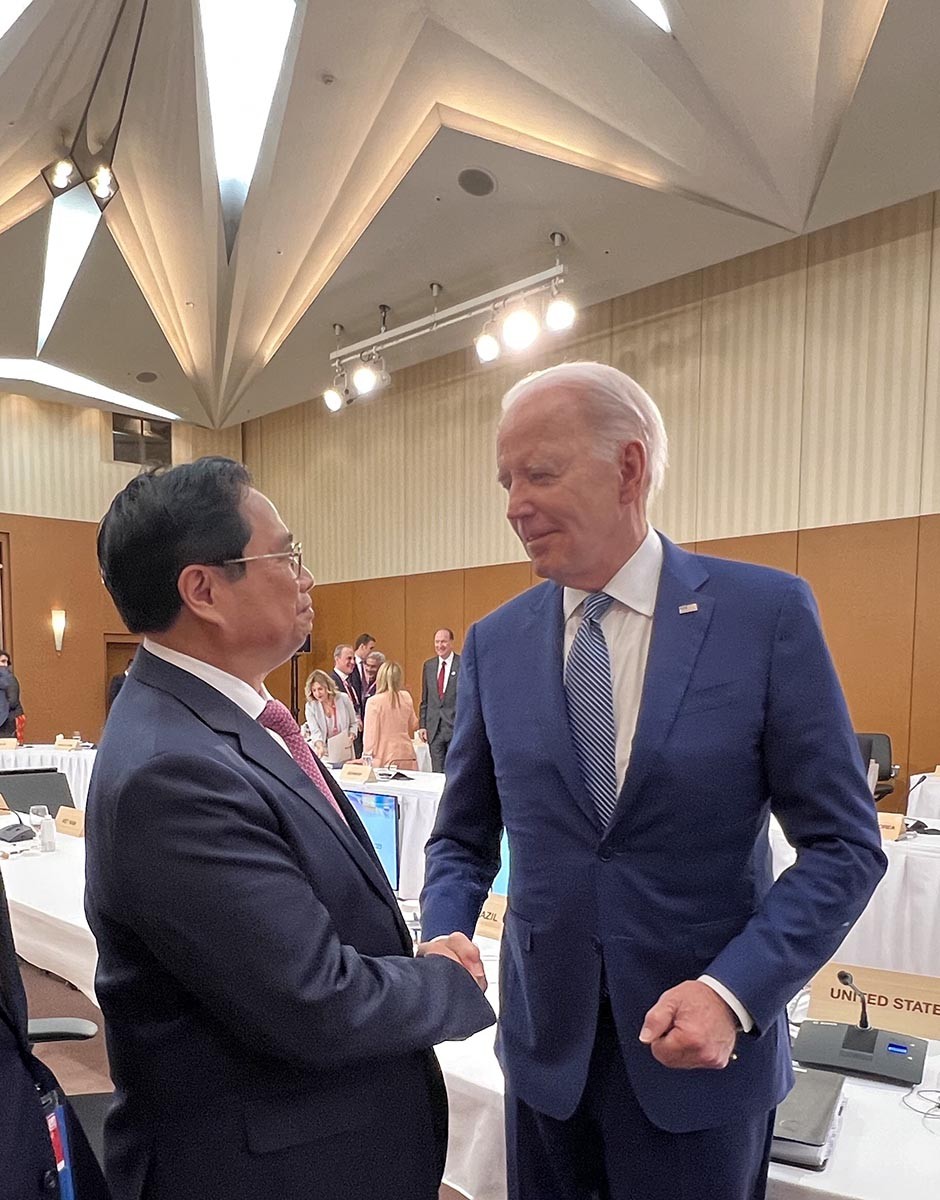 Thủ tướng Phạm Minh Chính gặp Tổng thống Hoa Kỳ Joe Biden