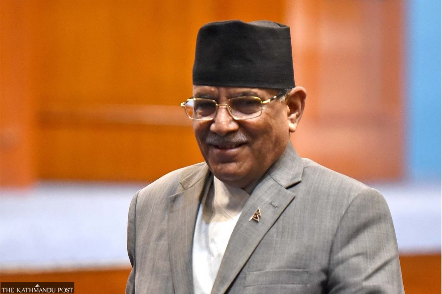 Thủ tướng Nepal Pushpa Kamal Dahal. (Nguồn: The Kathmandu Post)