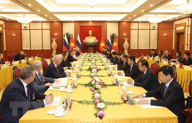 Party General Secretary holds talks with Chairman of United Russia Party