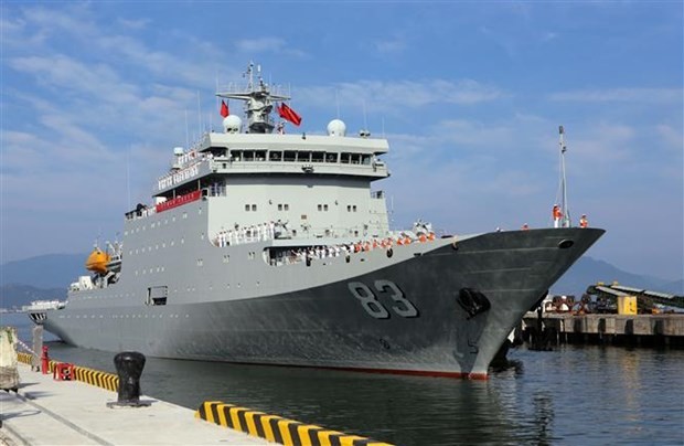 Chinese naval training ship Qi Jiguang visits Da Nang city