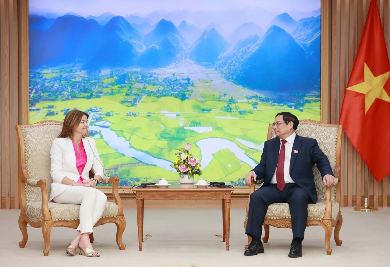 Prime Minister Pham Minh Chinh receives Slovenian Deputy Prime Minister