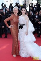 Caylee Cowan (dress by Nguyen Minh Tuan) 'Club Zero' Cannes Film