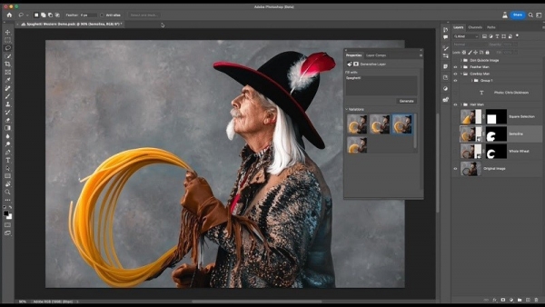 Adobe cập nhật tính năng tạo hình ảnh bằng AI cho Photoshop