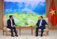 Thủ tướng Phạm Minh Chính tiếp Tổng giám đốc Công ty Cảng và Đặc khu kinh tế Adani, Ấn Độ