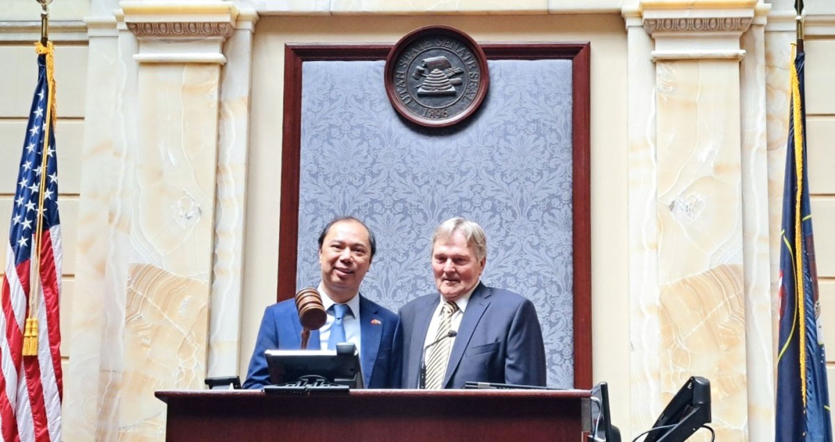 Đại sứ Việt Nam tại Hoa Kỳ Nguyễn Quốc Dũng thăm làm việc tại bang Utah