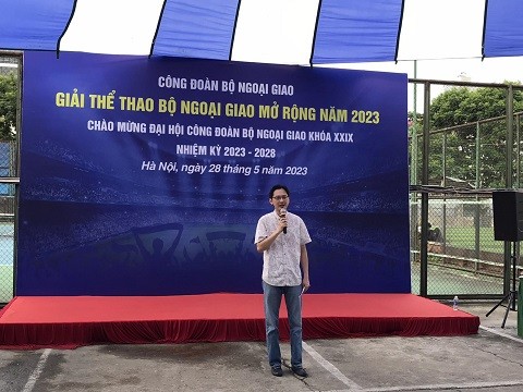 Thứ trưởng Ngoại giao Đỗ Hùng Việt phát biểu tại sự kiện.