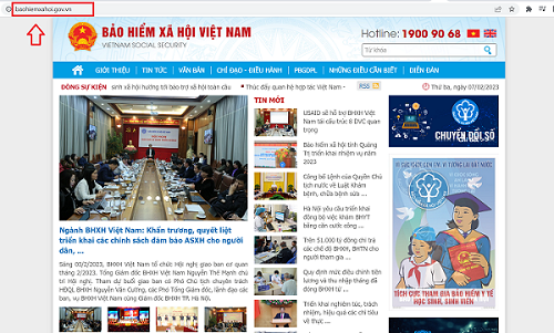 Người dân cần vào đúng địa chỉ trang web của cơ quan BHXH Việt Nam để tra cứu mã số BHXH.