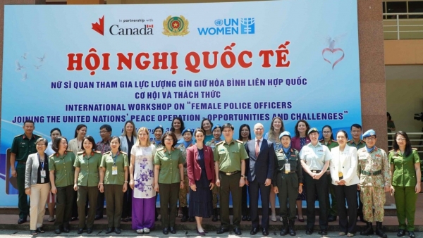 Promoting Vietnamese female police officers in UN peacekeeping operations