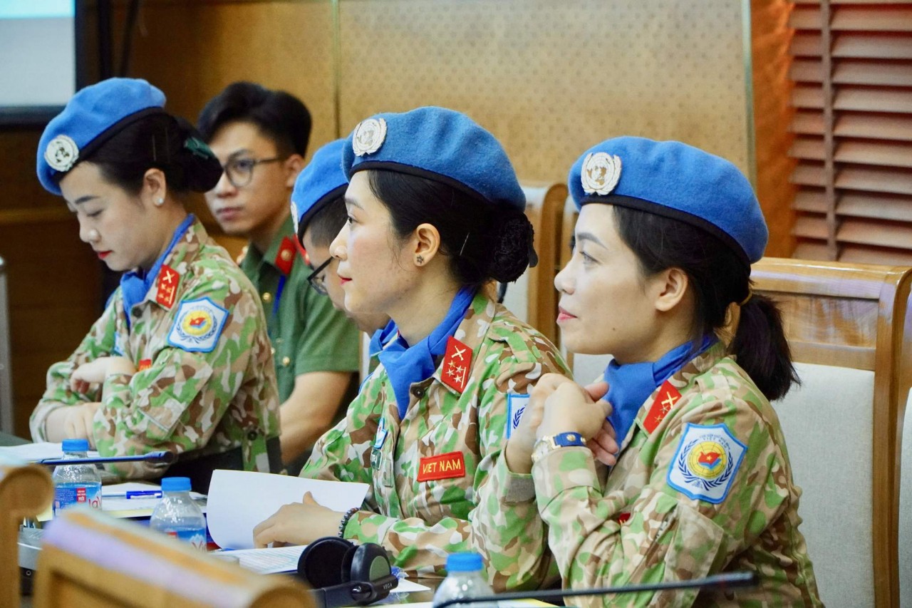 Thúc đẩy sự tham gia của nữ sĩ quan công an nhân dân Việt Nam trong các hoạt động giữ hòa bình của Liên hợp quốc