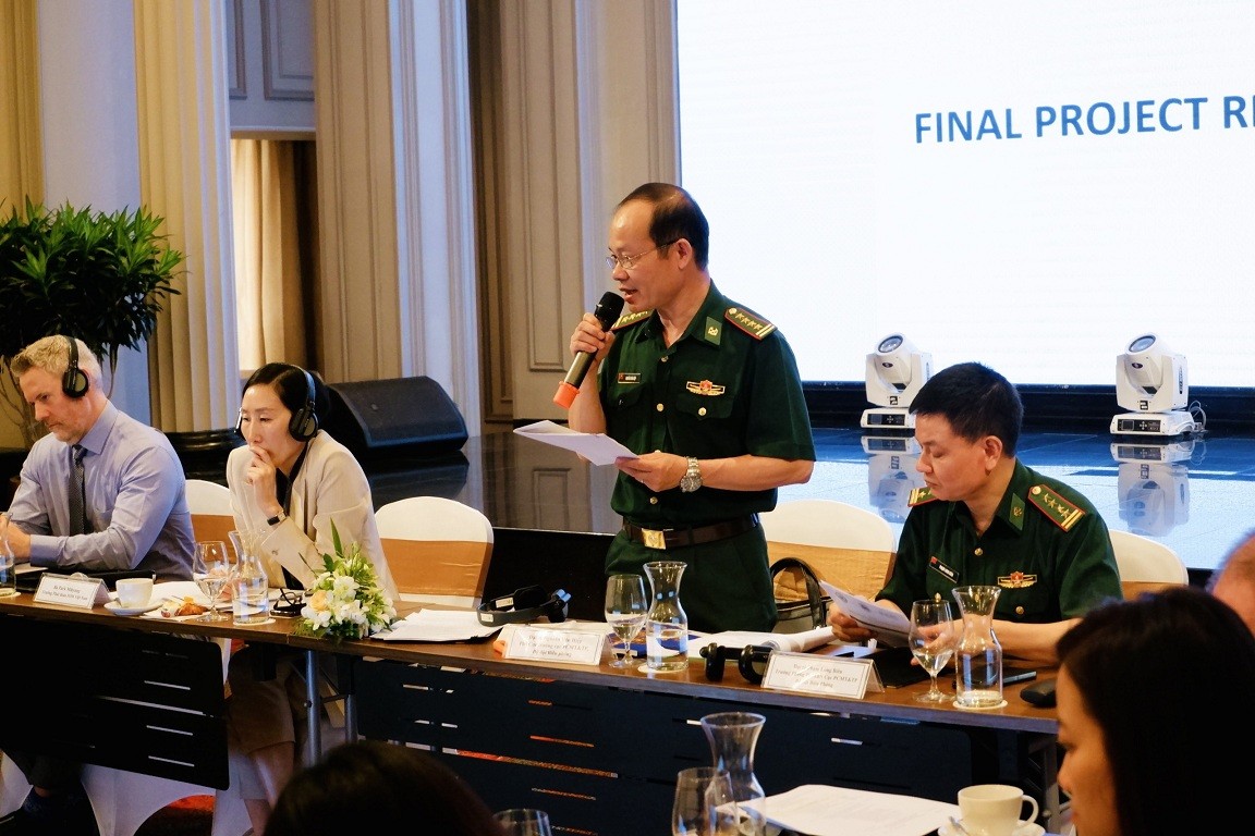 Đại tá Nguyễn Văn Hiệp, Phó Cục trưởng Cục Phòng, chống ma túy và tội phạm bộ đội biên phòng. (Nguồn: IOM)