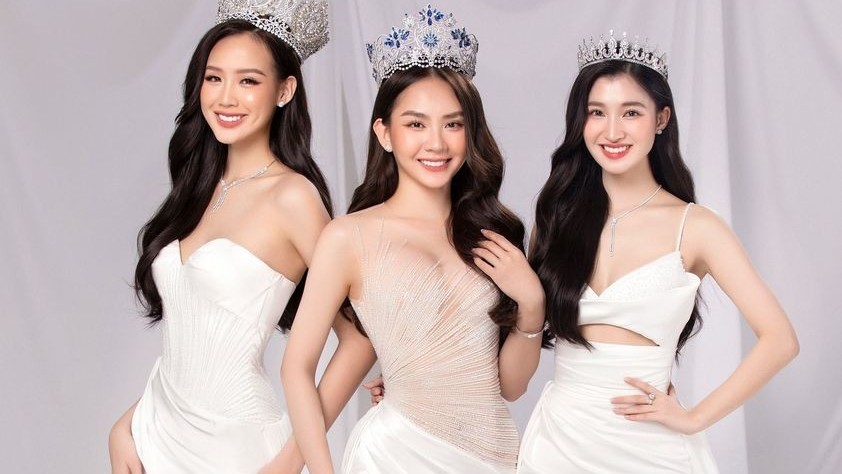 Khi top 3 Miss World Vietnam 2022 Mai Phương - Bảo Ngọc - Phương Nhi đọ dáng...