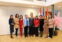 Đại sứ Việt Nam tại Hà Lan làm việc với Đoàn Trung ương Hội Liên hiệp Phụ nữ Việt Nam
