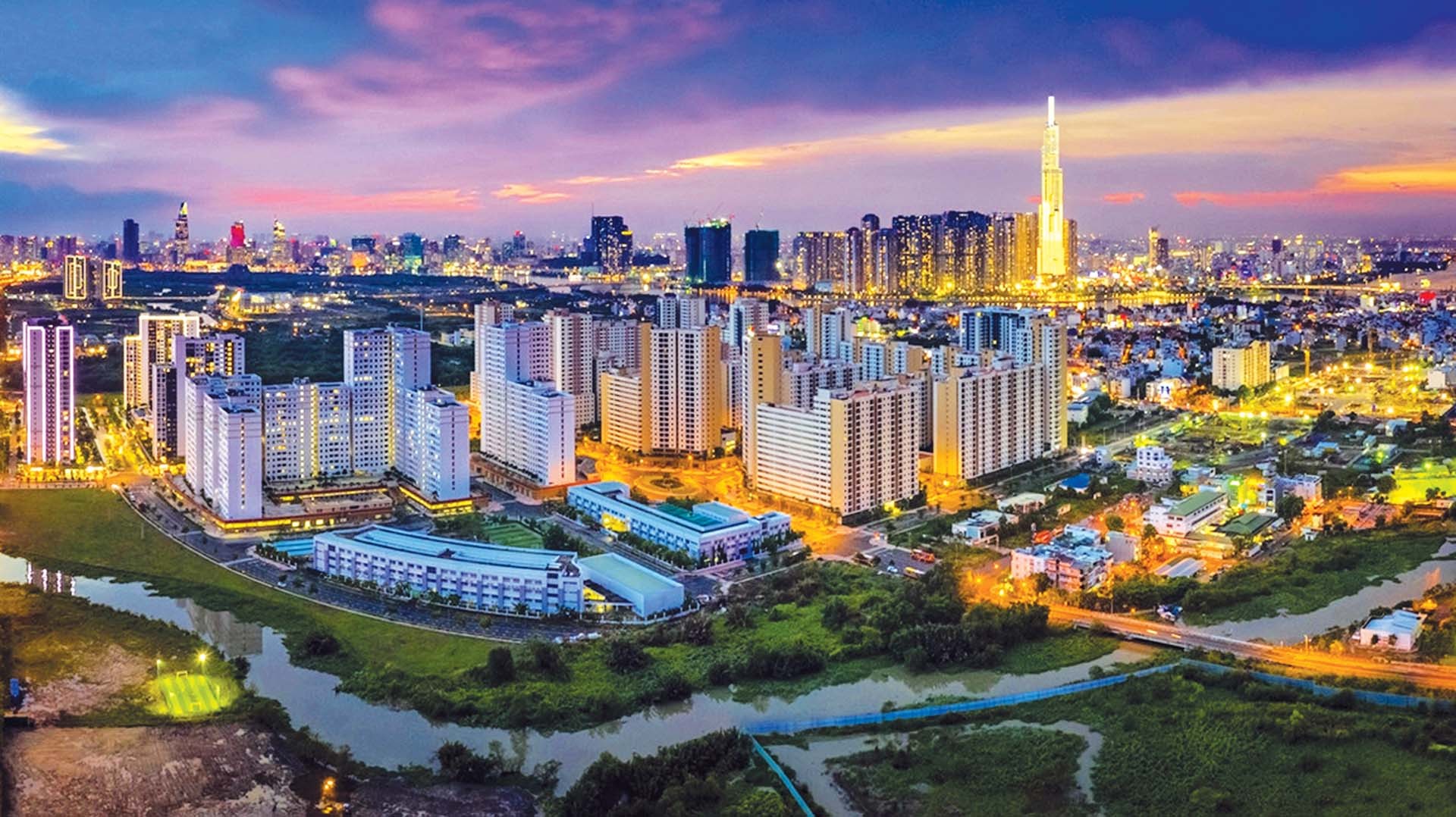 Cần xác định tầm nhìn đến năm 2050, TP. Hồ Chí Minh phát triển ngang tầm các đô thị lớn trên thế giới, trở thành một trong những trung tâm  tài chính quan trọng của khu vực Ấn Độ Dương - Thái Bình Dương. (Nguồn: TTXVN)