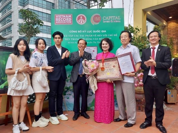 'Sen trong đời sống văn hoá Việt' xác lập kỷ lục châu Á