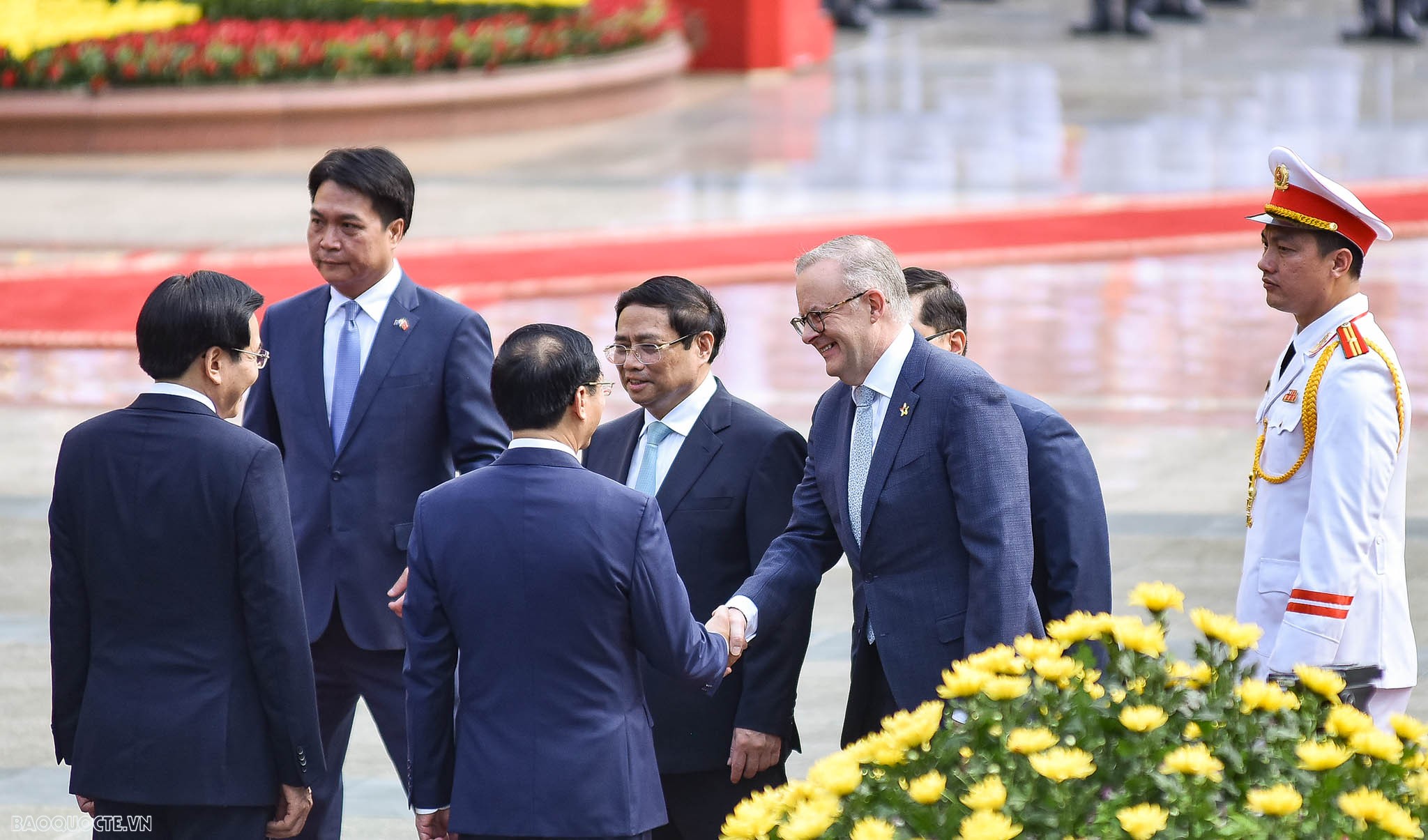 Lễ đón chính thức Thủ tướng Australia Anthony Albanese tại Phủ Chủ tịch