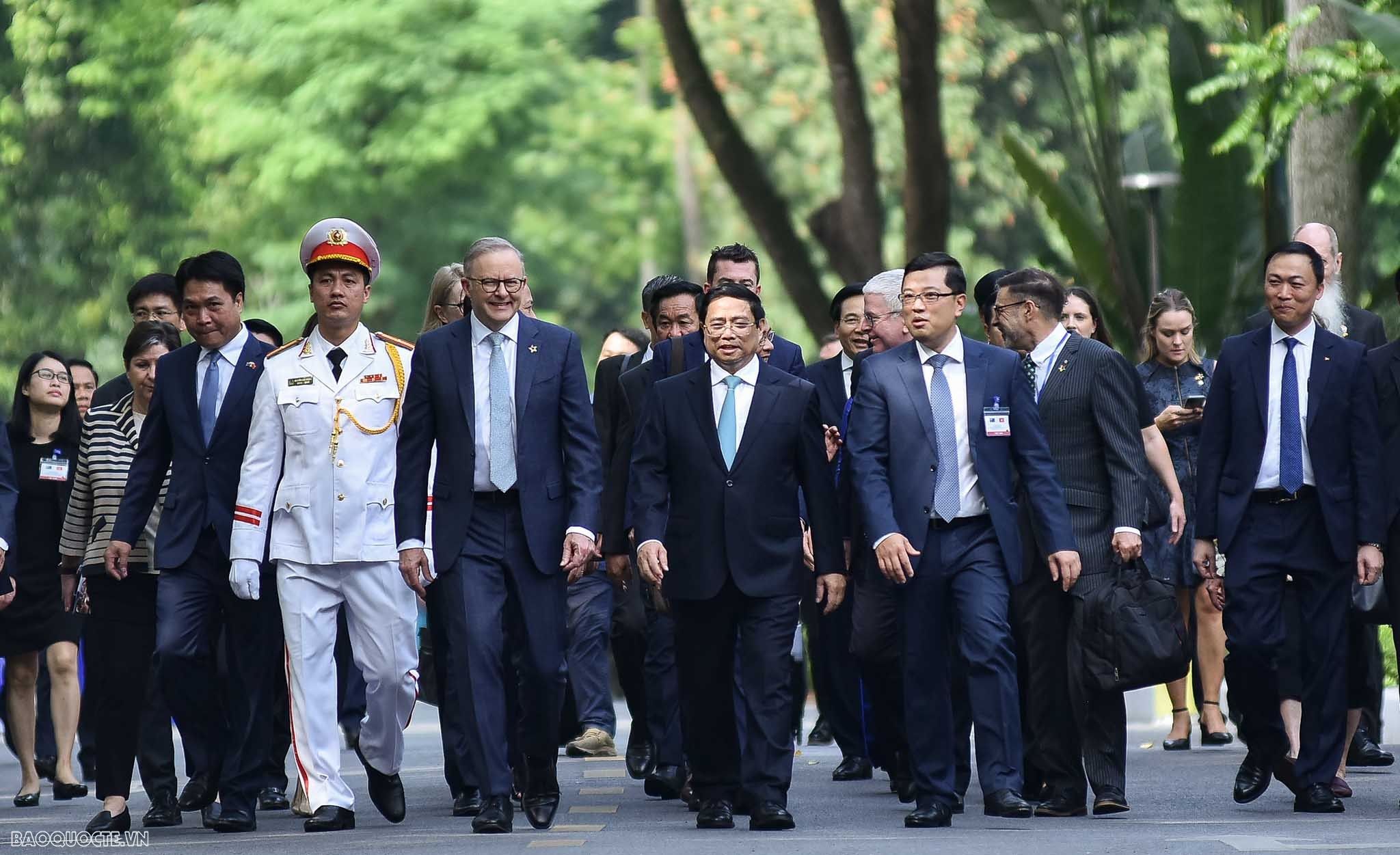 Lễ đón chính thức Thủ tướng Australia Anthony Albanese tại Phủ Chủ tịch Lễ đón chính thức Thủ tướng Australia Anthony Albanese tại Phủ Chủ tịch