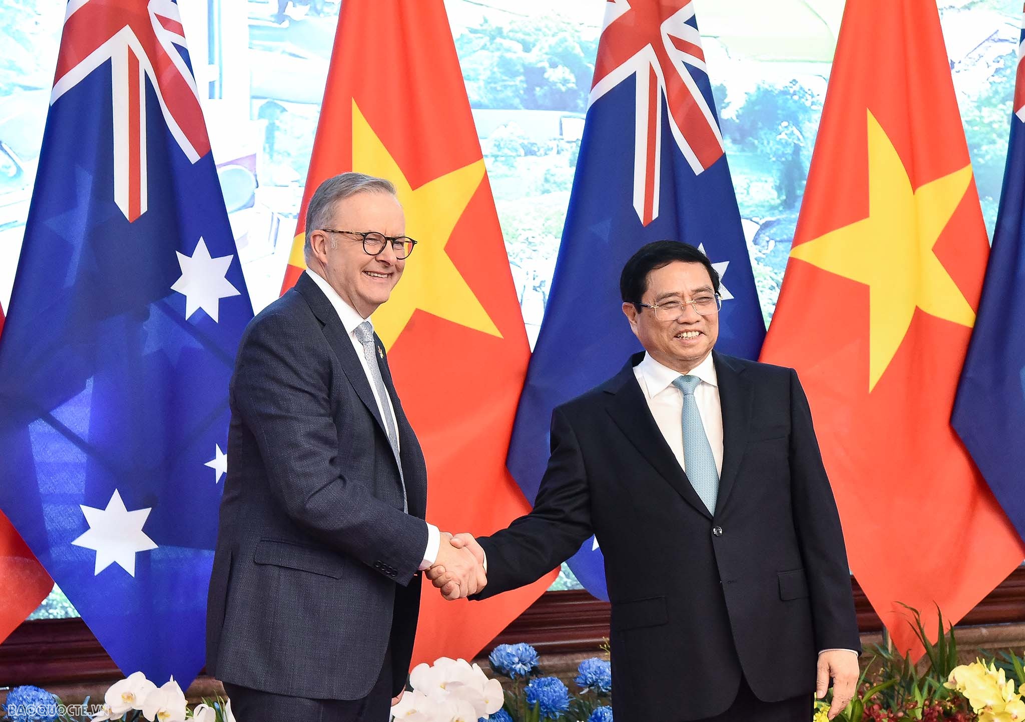 Lễ đón chính thức Thủ tướng Australia Anthony Albanese tại Phủ Chủ tịch