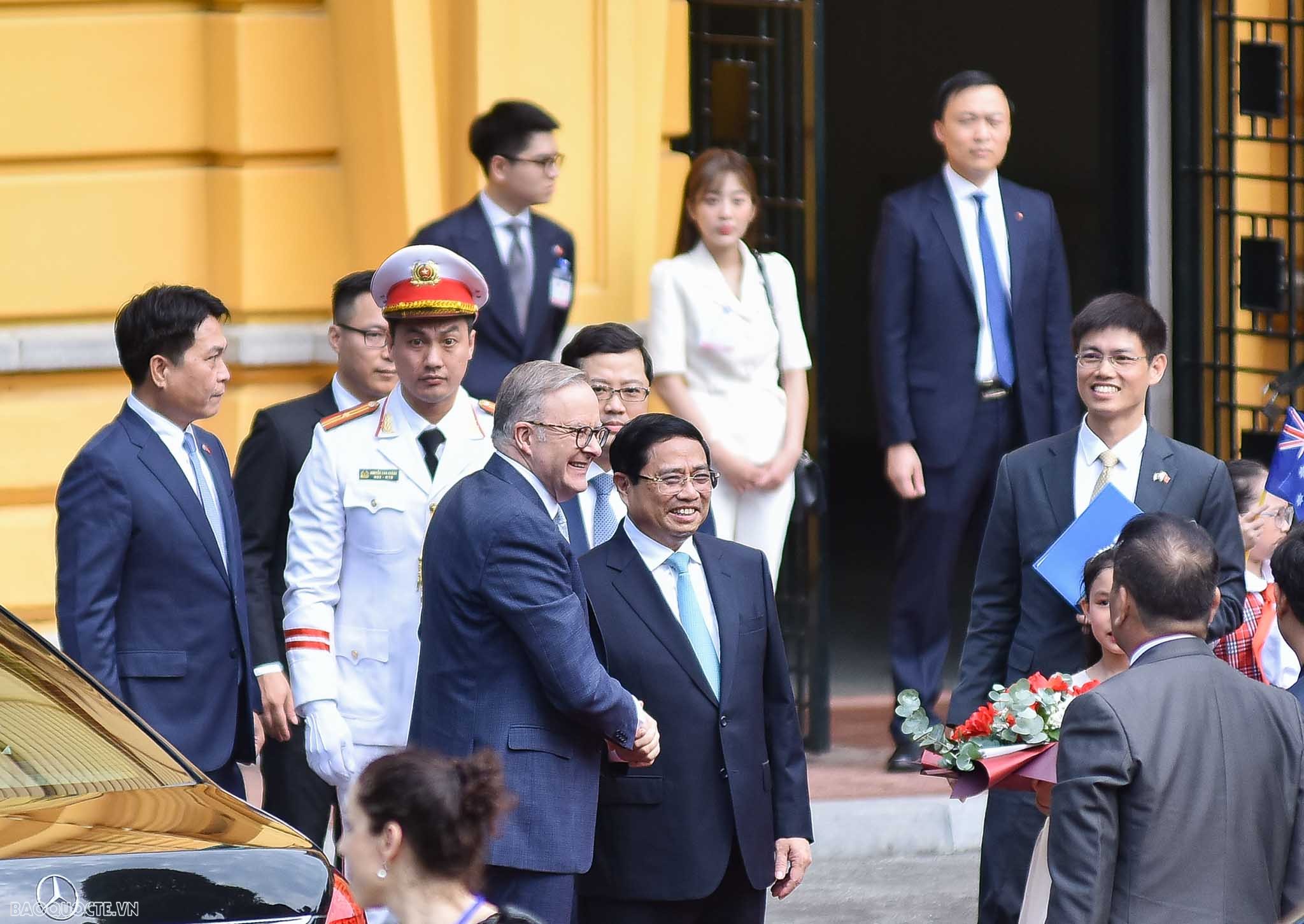 Lễ đón chính thức Thủ tướng Australia Anthony Albanese tại Phủ Chủ tịch