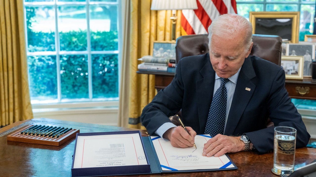 Tổng thống Mỹ Joe Biden ký ban hành luật về trần nợ công ngày 3/6. (Nguồn: Nhà Trắng)