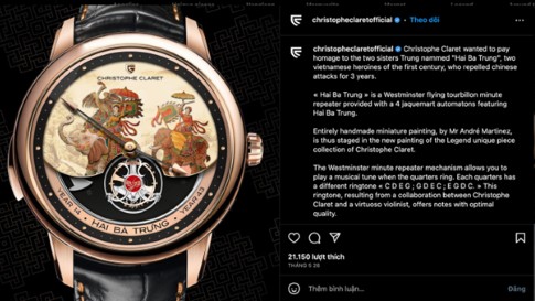 Hai Ba Trung - Vietnamese heroines featured on luxury Swiss watch