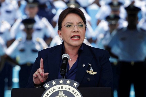 Tổng thống Honduras Xiomara Castro. (Nguồn: Reuters) Tổng thống Honduras Xiomara Castro. (Nguồn: Reuters)