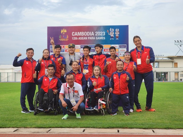 ASEAN Para Games 12: Đoàn Việt Nam vượt chỉ tiêu Huy chương vàng