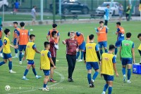 Đội tuyển Việt Nam tập luyện, đẩy nhanh tốc độ chơi bóng