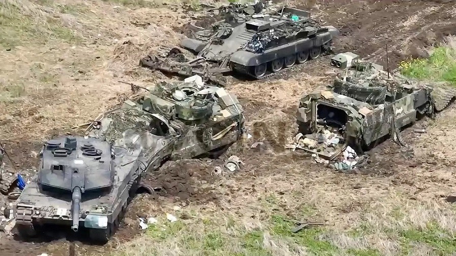 Xe tăng Leopard 2 ở Ukraine bị phá hủy; Đức, Mỹ tăng cường gói viện trợ quân sự mới cho Kiev