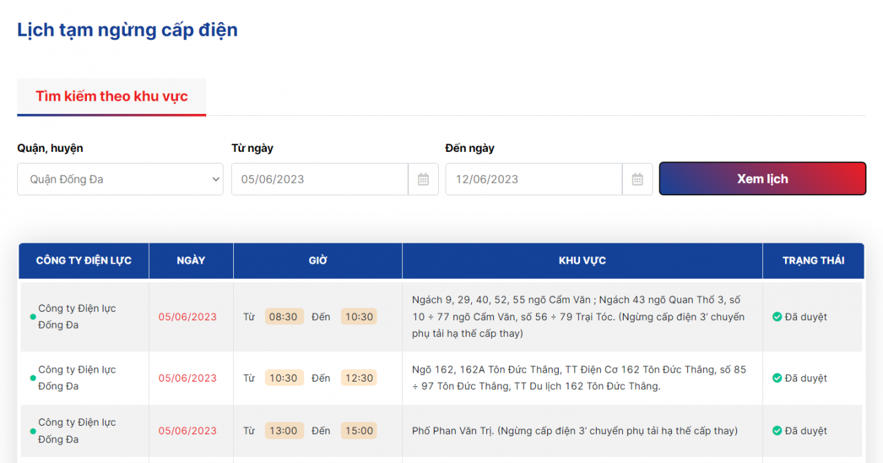 Hướng dẫn cách tra cứu lịch cắt điện mới nhất 2023 trên cả nước