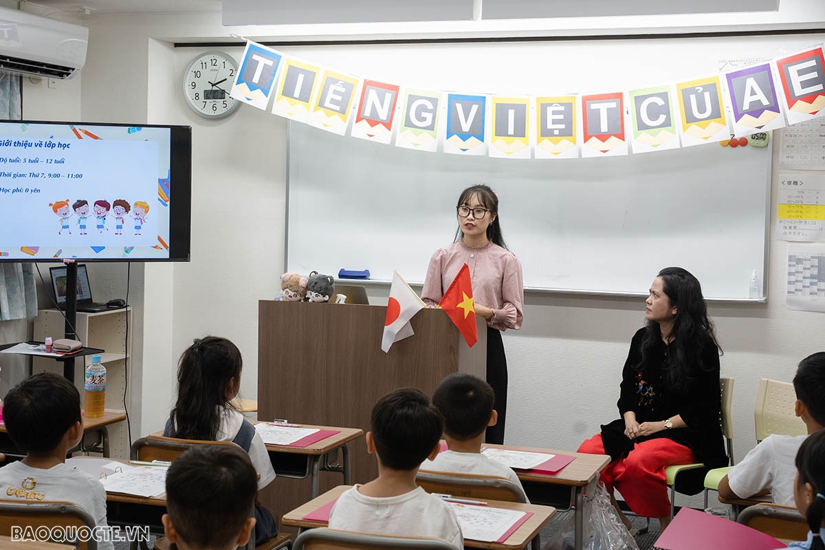 Khai giảng lớp học ‘Tiếng Việt của em’ tại Fukuoka, Nhật Bản