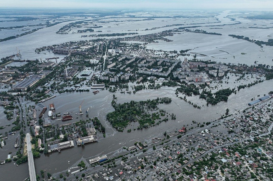 (06.13) Ukraine nêu thương vong từ vụ vỡ đập Kakhovka. (Nguồn: AP)