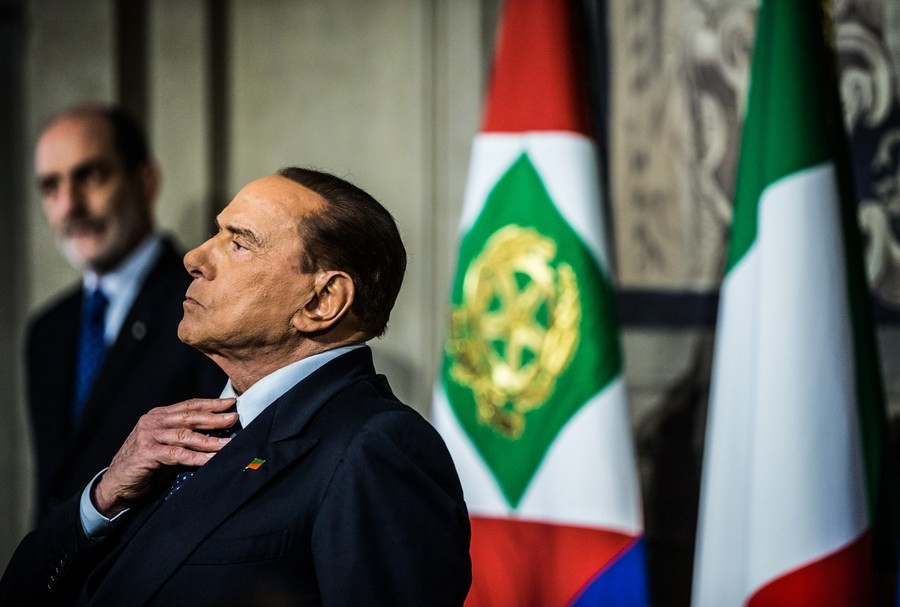 (06.13) Cố Thủ tướng Italy Silvio Berlusconi. (Nguồn: Tân Hoa xã)